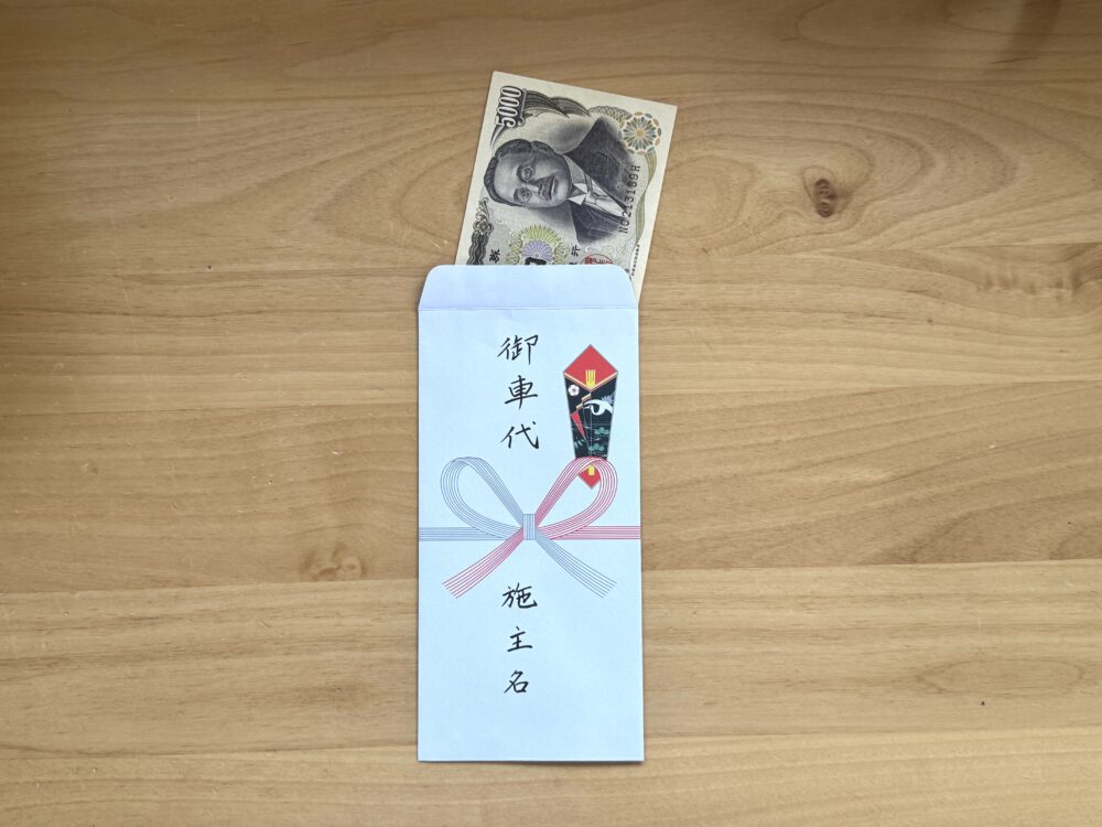 肖像画を表側にして入れる