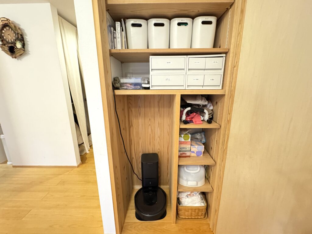自然素材の家 収納