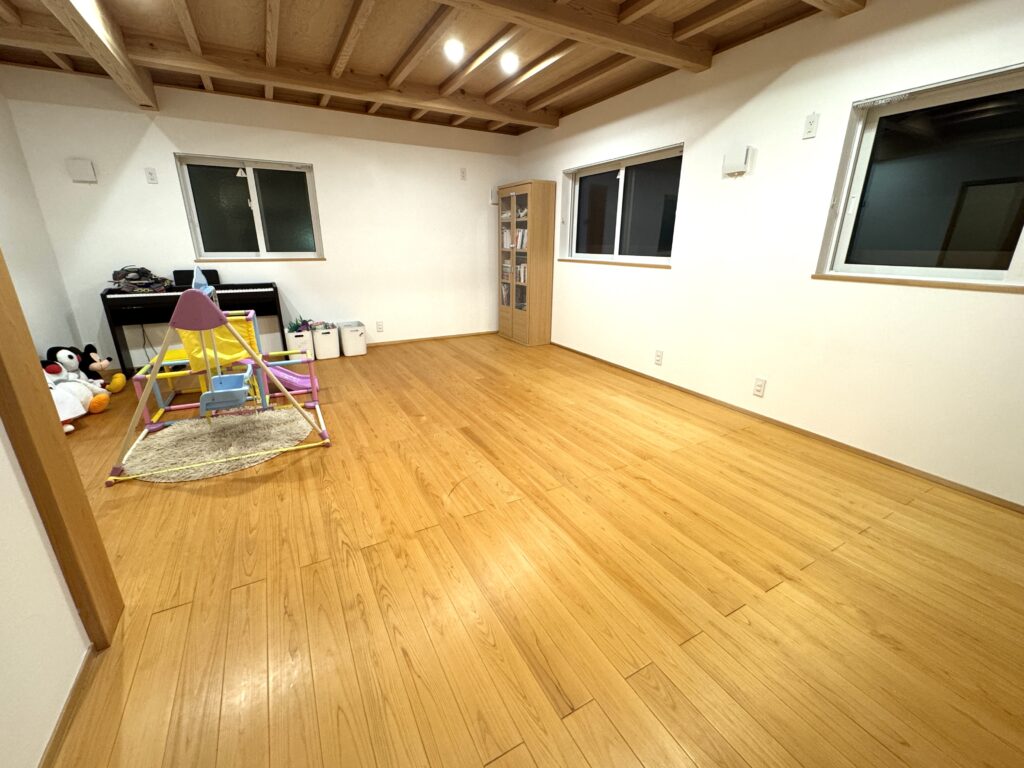 自然素材の家 共有スペース
