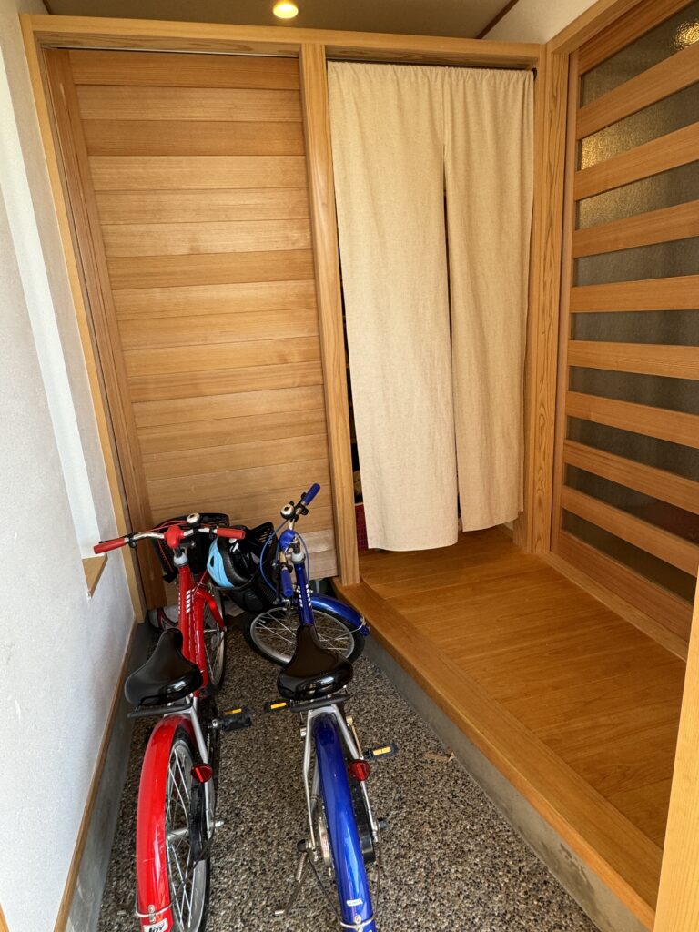 自然素材の家 玄関