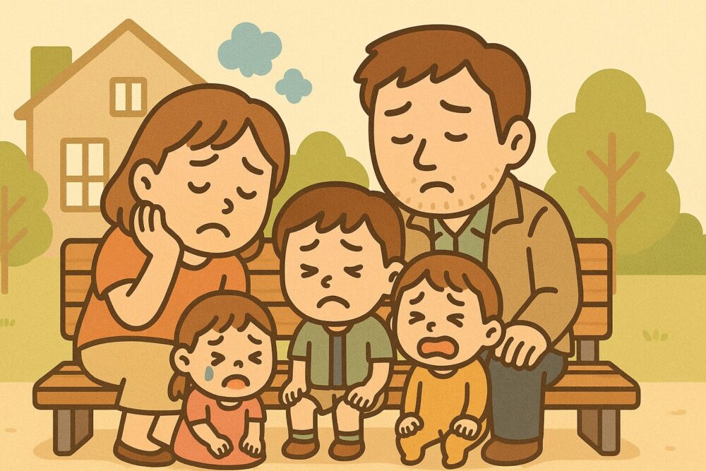 展示場巡りで疲れた人