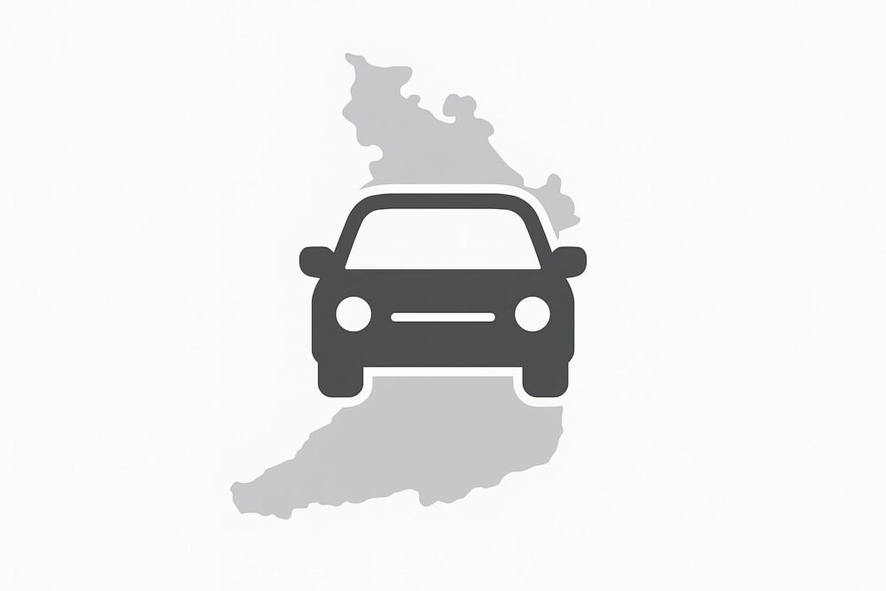車と大阪府